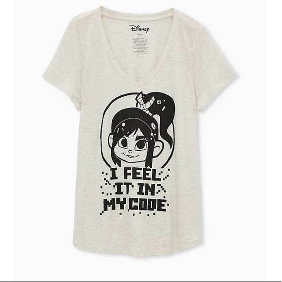 torrid Tops - NWT TORRID DISNEY WRECK-IT RALPH VANELLOPE TOP